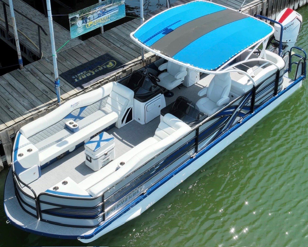 2027 PlayCraft 2700 Xscape – Blue & Silver